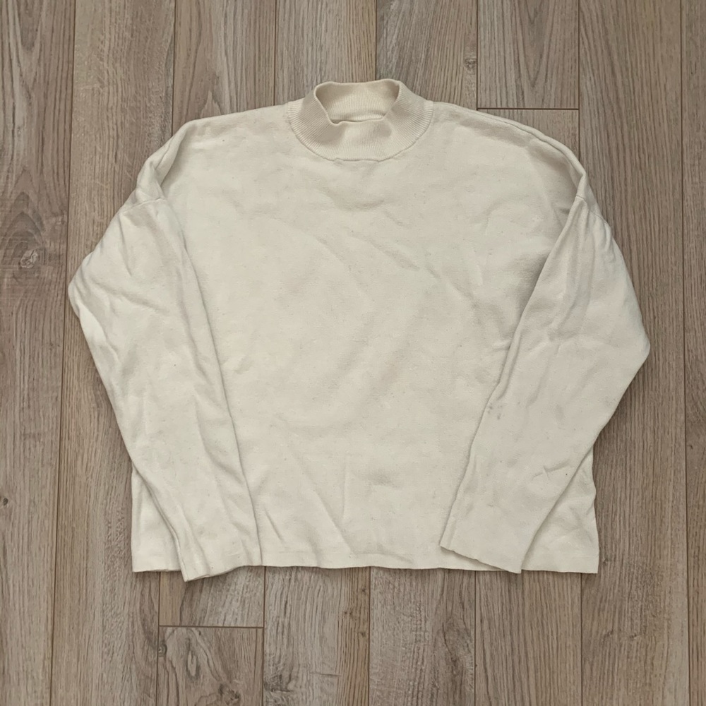 Boxy Cotton Sweater - Picture 2 of 6